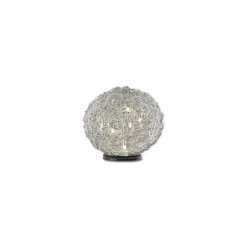 Lámpara de pie Esfera 10 luces 10xG9 acabado metal alambre estilo industrial 60cm Ø
