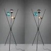 Lámpara de pie Lance Negro/Colores 3XE14 60CM Ø