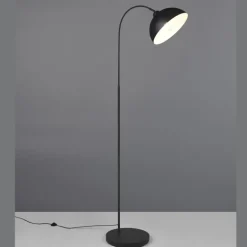 Lámpara de pie Sierra Negro 1XE27 170cm Alto
