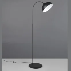 Lámpara de pie Sierra Negro 1XE27 170cm Alto