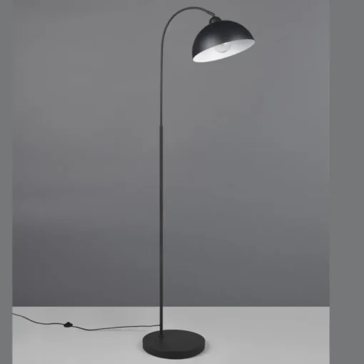 Lámpara de pie Sierra Negro 1XE27 170cm Alto