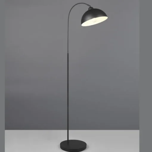 Lámpara de pie Sierra Negro 1XE27 170cm Alto