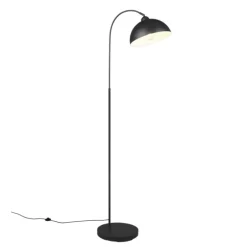 Lámpara de pie Sierra Negro 1XE27 170cm Alto