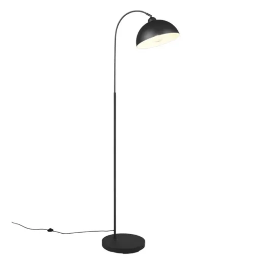 Lámpara de pie Sierra Negro 1XE27 170cm Alto