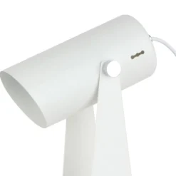 Lámpara de sobremesa Nesta blanco 1 luz 1XE27 cabezal orientable estilo moderno