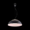 Lámpara de techo colgante Mirta LED integrado 60w tonalidad 3000k acabado aluminio negro estilo moderno 65cm Ø