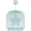 Lámpara de techo colgante Dreams Estrella Azul 1xE27 acabado azul estilo infantil 26cm Ø