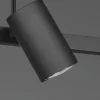 Lámpara de techo colgante Marley 4 luces 4xGU10 acabado metal negro estilo moderno