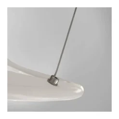 Lámpara de techo colgante Dunia LED integrado 53w 3CCT acabado blanco estilo moderno mando a distancia incluido