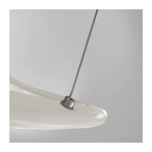 Lámpara de techo colgante Dunia LED integrado 53w 3CCT acabado blanco estilo moderno mando a distancia incluido