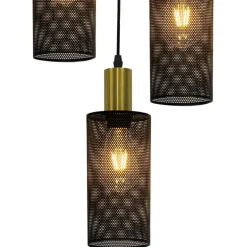 Lámpara de techo colgante Tepla 3L Redonda 3XE27 30CM Ø