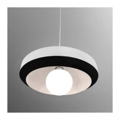 Lámpara de techo colgante Orso 35 1luz 1xE27 acabado blanco estilo moderno 35cm Ø