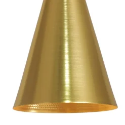 Lámpara de techo colgante Thot 1 luz 1XE27 acabado dorado cepillado estilo moderno19cm Ø