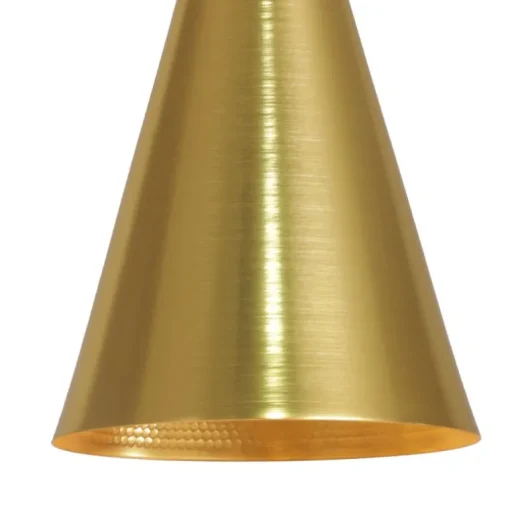 Lámpara de techo colgante Thot 1 luz 1XE27 acabado dorado cepillado estilo moderno19cm Ø