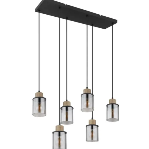 Lámpara de techo colgante Lineal 6L Reid 3XE27