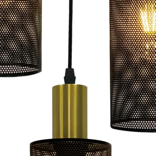 Lámpara de techo colgante Tepla 3L Redonda 3XE27 30CM Ø