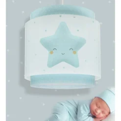 Lámpara de techo colgante Dreams Estrella Azul 1xE27 acabado azul estilo infantil 26cm Ø