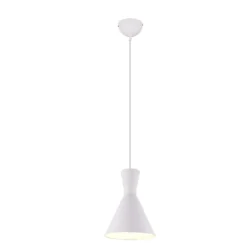 Lámpara de techo colgante Enzo Blanco 1XE27 20cm Ø
