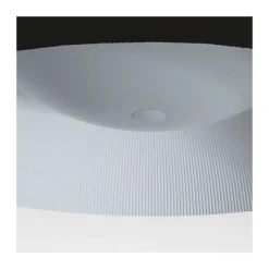 Lámpara de techo colgante Mirta LED integrado 60w tonalidad 3000k acabado aluminio negro estilo moderno 65cm Ø