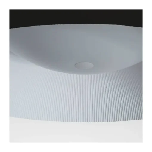 Lámpara de techo colgante Mirta LED integrado 60w tonalidad 3000k acabado aluminio negro estilo moderno 65cm Ø