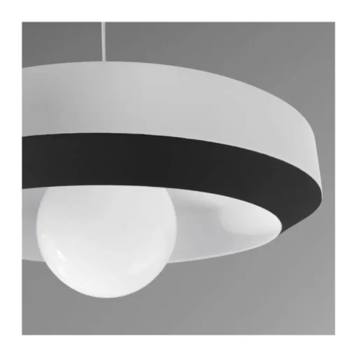 Lámpara de techo colgante Orso 35 1luz 1xE27 acabado blanco estilo moderno 35cm Ø