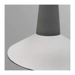 Lámpara de techo colgante Yon 1xE27 acabado gris estilo moderno 26cm Ø