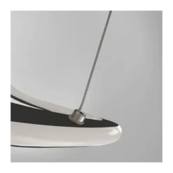 Lámpara de techo colgante Dunia LED integrado 53w 3CCT acabado negro estilo moderno mando a distancia incluido