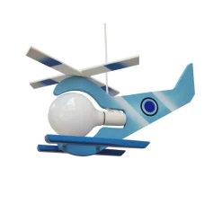 Lámpara Helicóptero libelula azul
