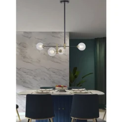 Lámpara 4l tulipa opal/ transparente