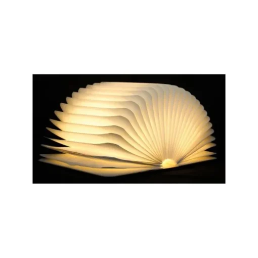 Lámpara libro pequeño, libro con iluminación al abrir