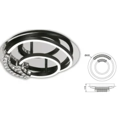 Plafón de techo Most 2 LED 30w 4000k 40CM Ø