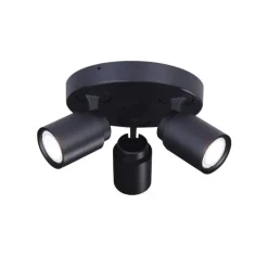 Plafón Hum 3L Negro
