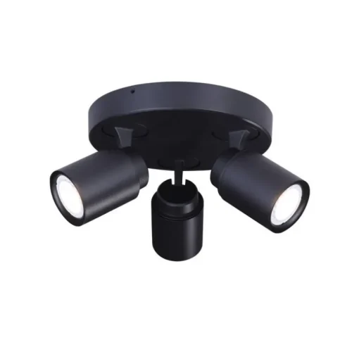 Plafón Hum 3L Negro