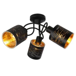 Plafón 3L Tunno negro