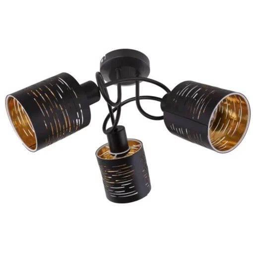 Plafón 3L Tunno negro