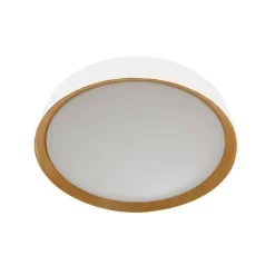 Plafón Lea Blanco / Madera 80cm