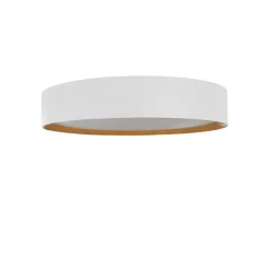 Plafón Lea Blanco / Madera 80cm