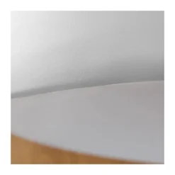 Plafón Lea Blanco / Madera 80cm