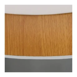 Plafón Lea Blanco / Madera 80cm