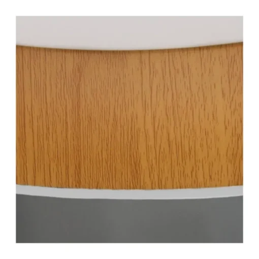 Plafón Lea Blanco / Madera 80cm