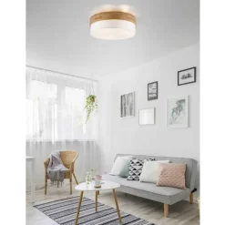 Plafón Seasons Blanco / Madera