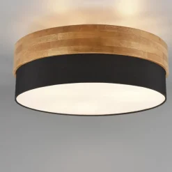 Plafón Seasons Negro /Madera