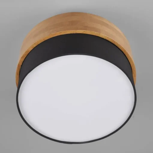 Plafón Seasons Negro/ Madera PQ