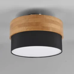 Plafón Seasons Negro/ Madera PQ