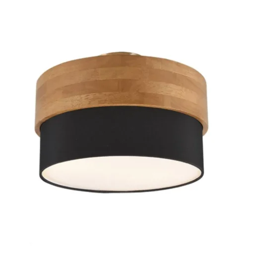 Plafón Seasons Negro/ Madera PQ