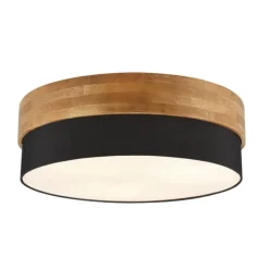 Plafón Seasons Negro /Madera
