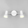 Regleta de focos superficie Cantar Blanco 2L 2XGU10 focos orientables