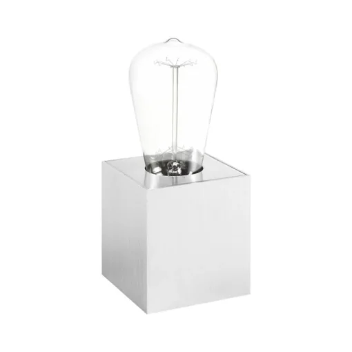 Sobremesa Cubik cromo cepillado