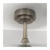 Ventilador de techo Aneto níquel LED 72w 3CCT acabado níquel estilo moderno aspas plegables motor DC 106cm Ø