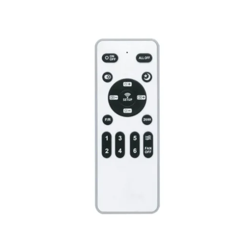 Ventilador de techo Antila Mini blanco LED 40w 3CCT acabado blanco estilo moderno aspas plegables motor DC 92cm Ø